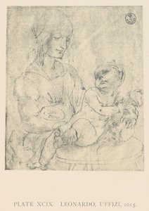 La Virgen con el Niño acariciando un gatito, dibujo de Leonardo da Vinci conservado en la galería de los Uffizi (el reverso está bajo el número de inventario 421 E r.), se inscribe en una serie de trabajos del artista sobre este tema de Leonardo da Vinci